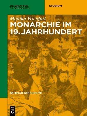 cover image of Monarchie im 19. Jahrhundert